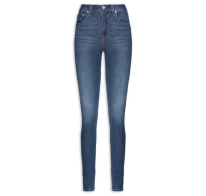 Calça Feminina 721 High Rise Skinny - Azul