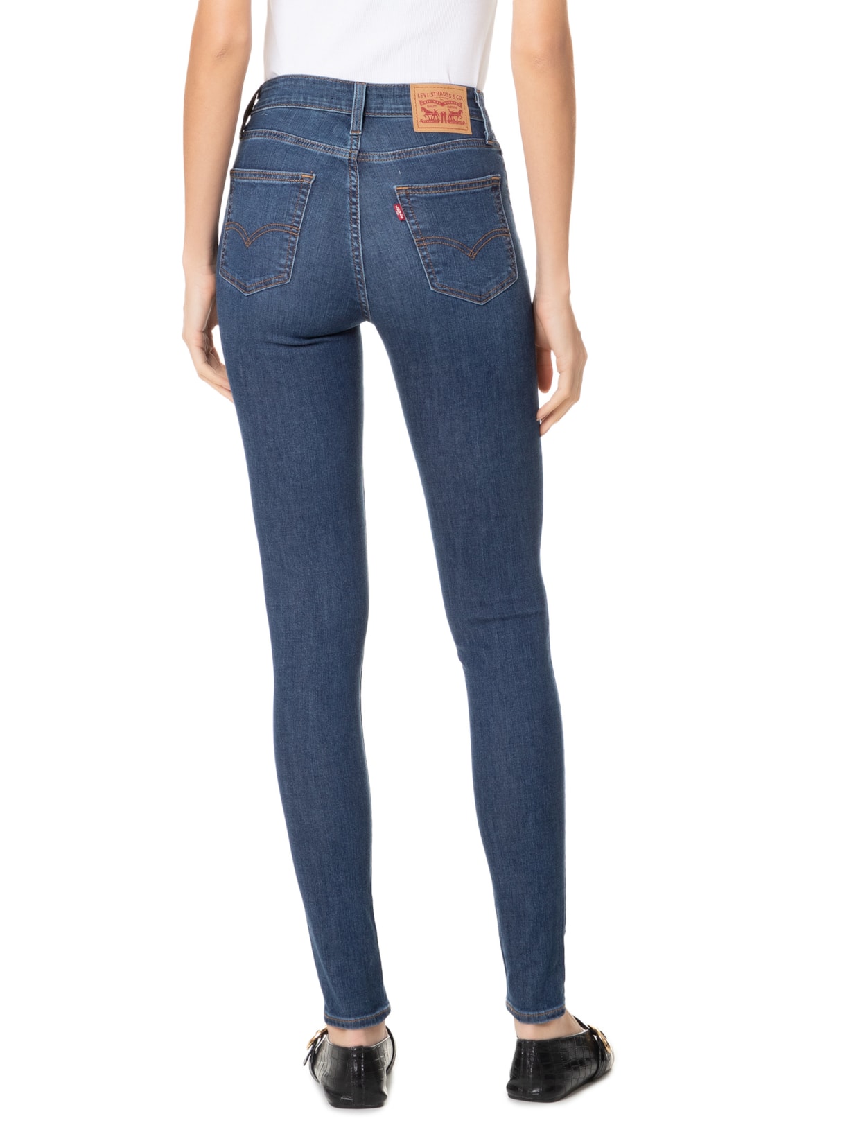 Calça Feminina 721 High Rise Skinny Azul Levi's