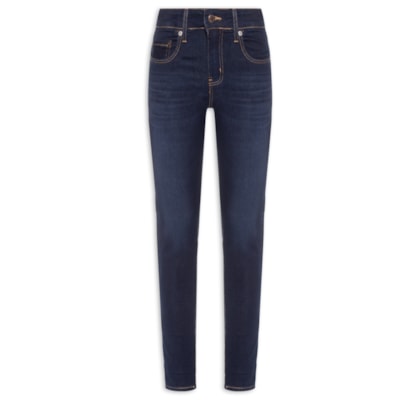 Calça Feminina 721 High Rise Skinny - Azul