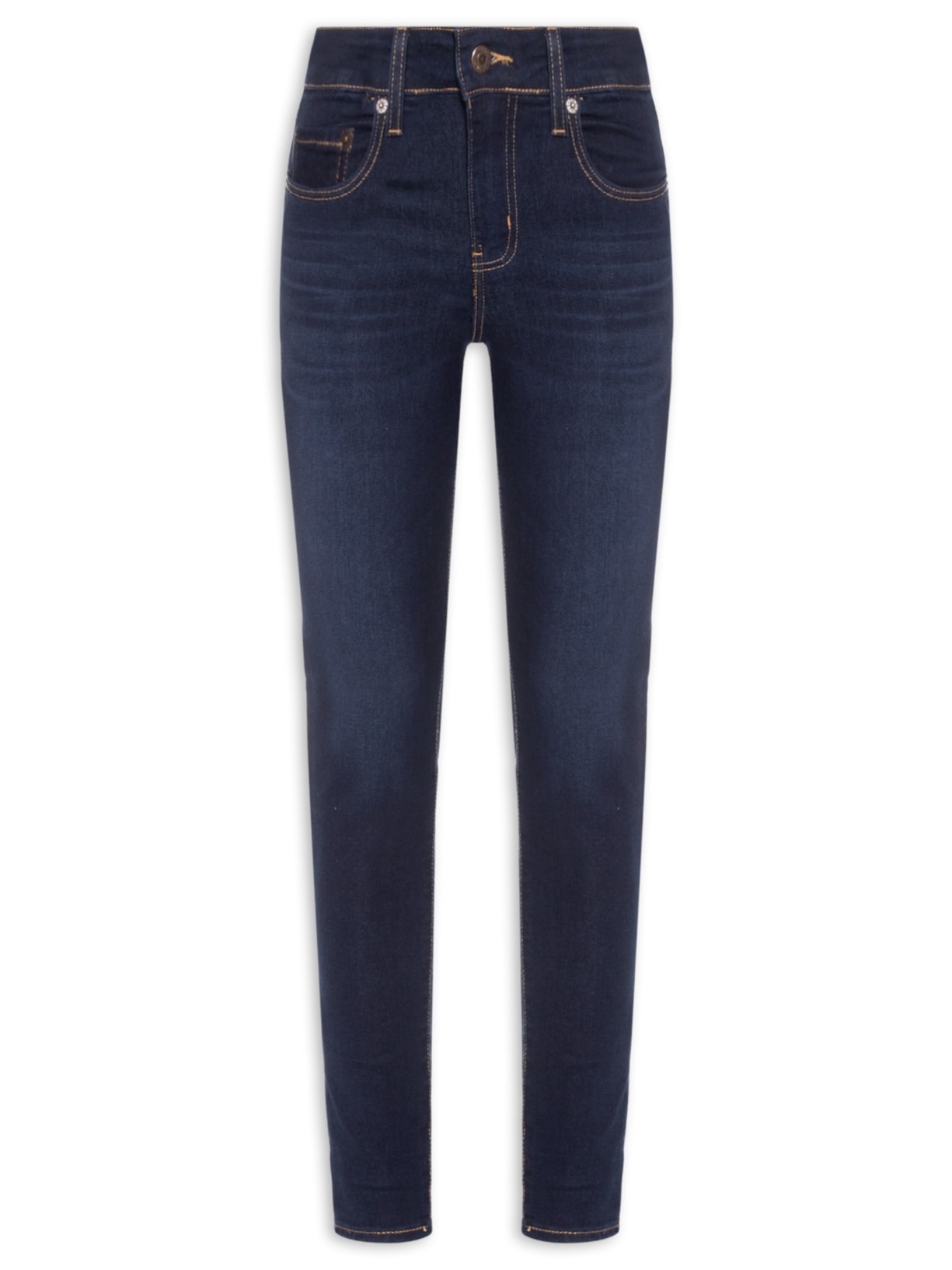 Calça Feminina 721 High Rise Skinny - Azul
