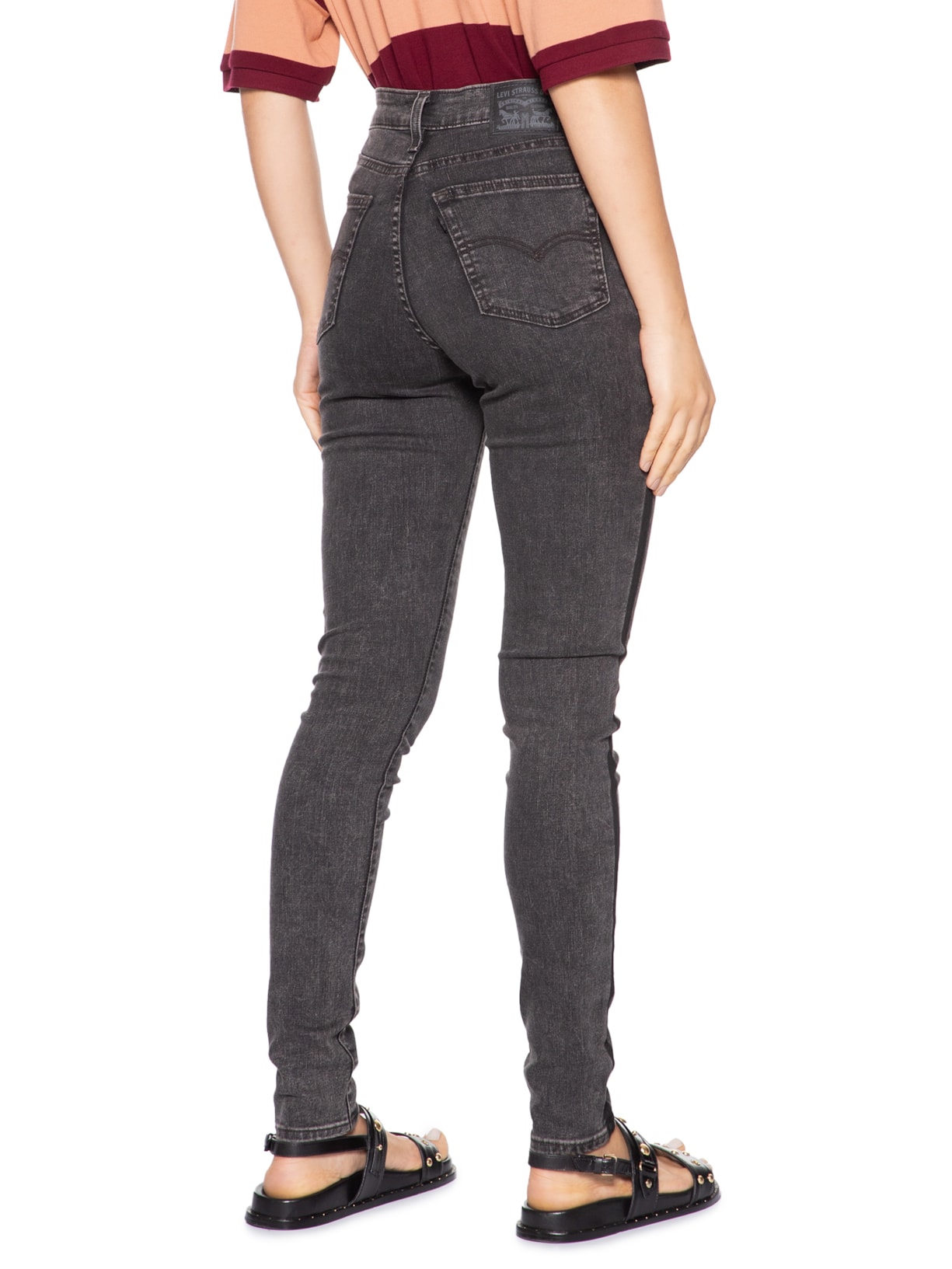 Calça Feminina 721 High Rise Skinny Preto Levi's