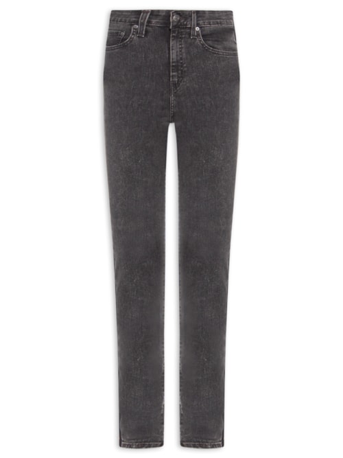 Calça Feminina 721 High Rise Skinny - Preto