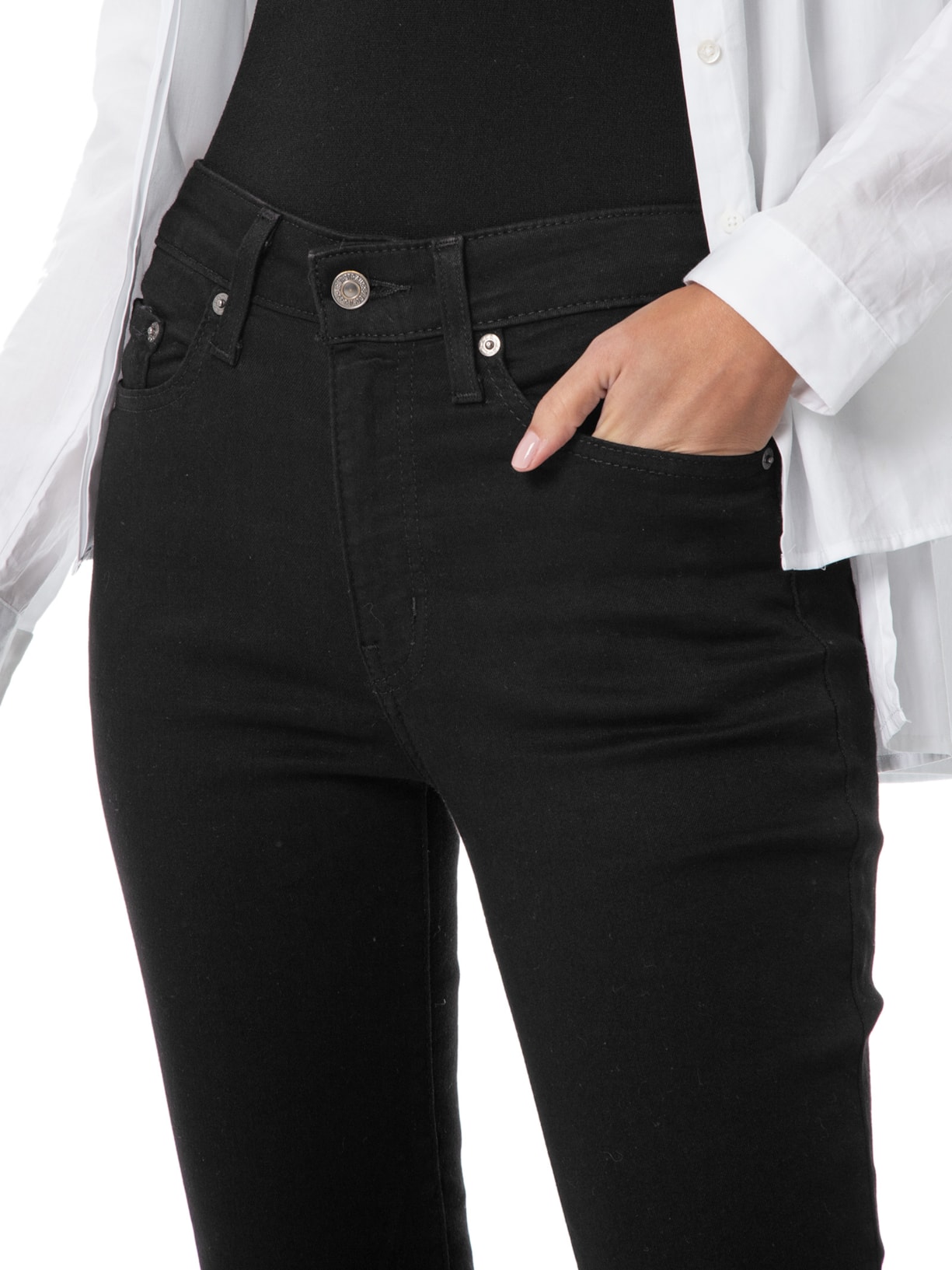 Levi's Calça Feminina 721 High Skinny Preto - Main Image