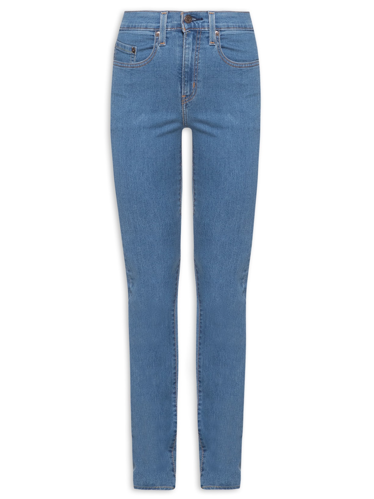 Calça Feminina 724 High Rise Straight - Azul