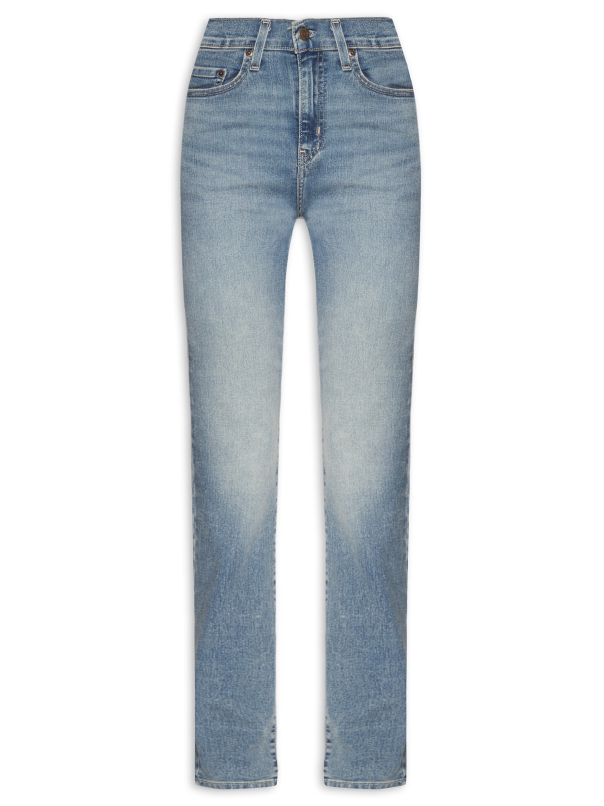 Calça Feminina 724 High Rise Straight - Azul