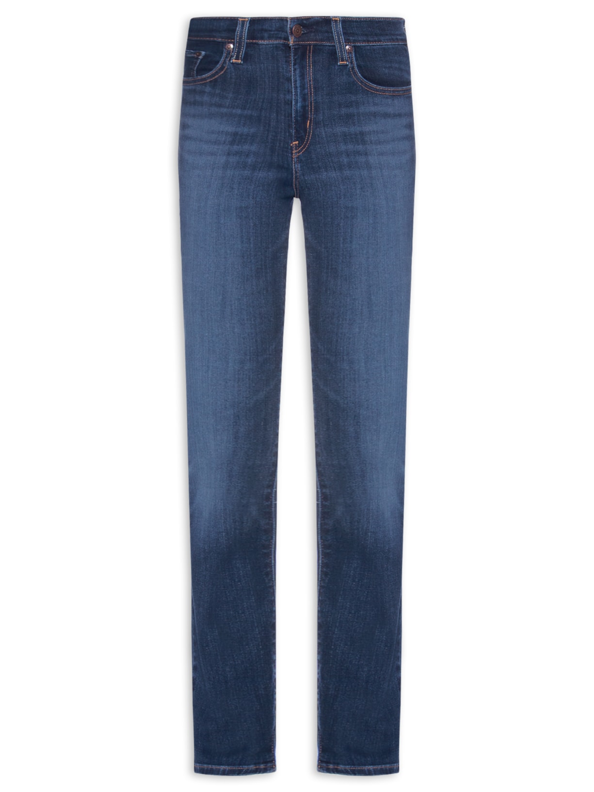 Calça Feminina 724 High Rise Straight - Azul