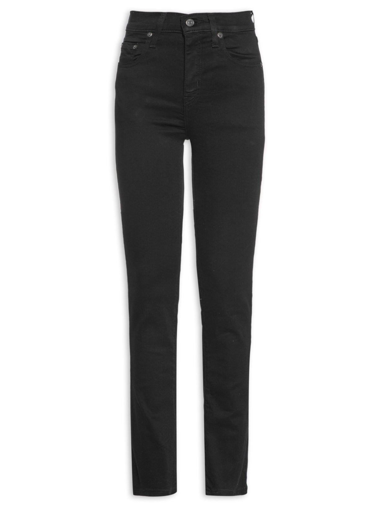 Calça Feminina 724 High Rise Straight - Preto