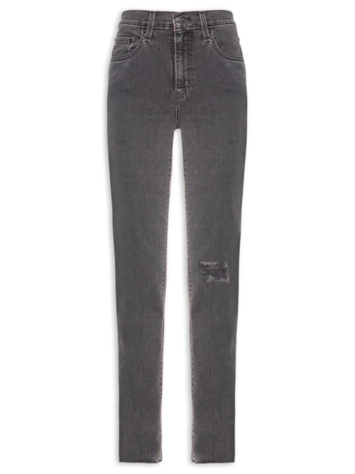 Calça Feminina 724 High Rise Straight - Preto
