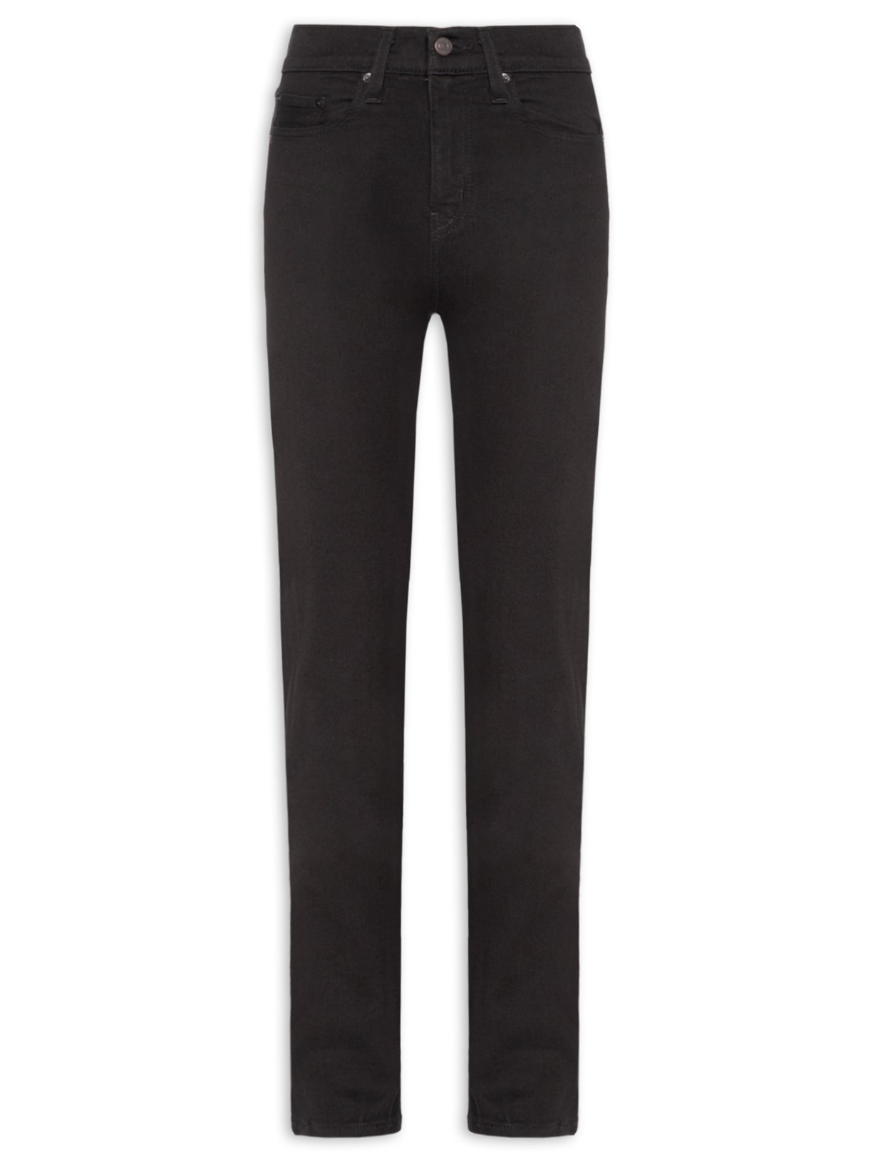 Calça Feminina 724 High Rise Straight Preto Levi's