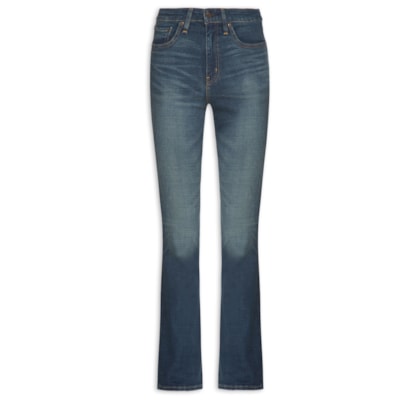 Calça Feminina 725 High Rise Bootcut - Azul