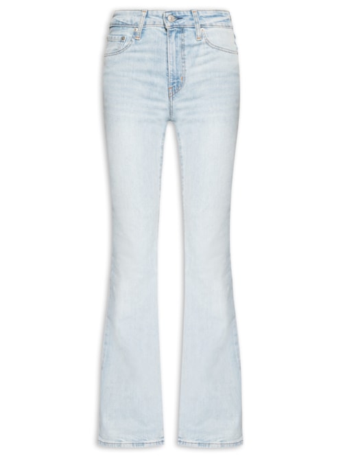 Calça Feminina 726® High Rise Flare - Azul