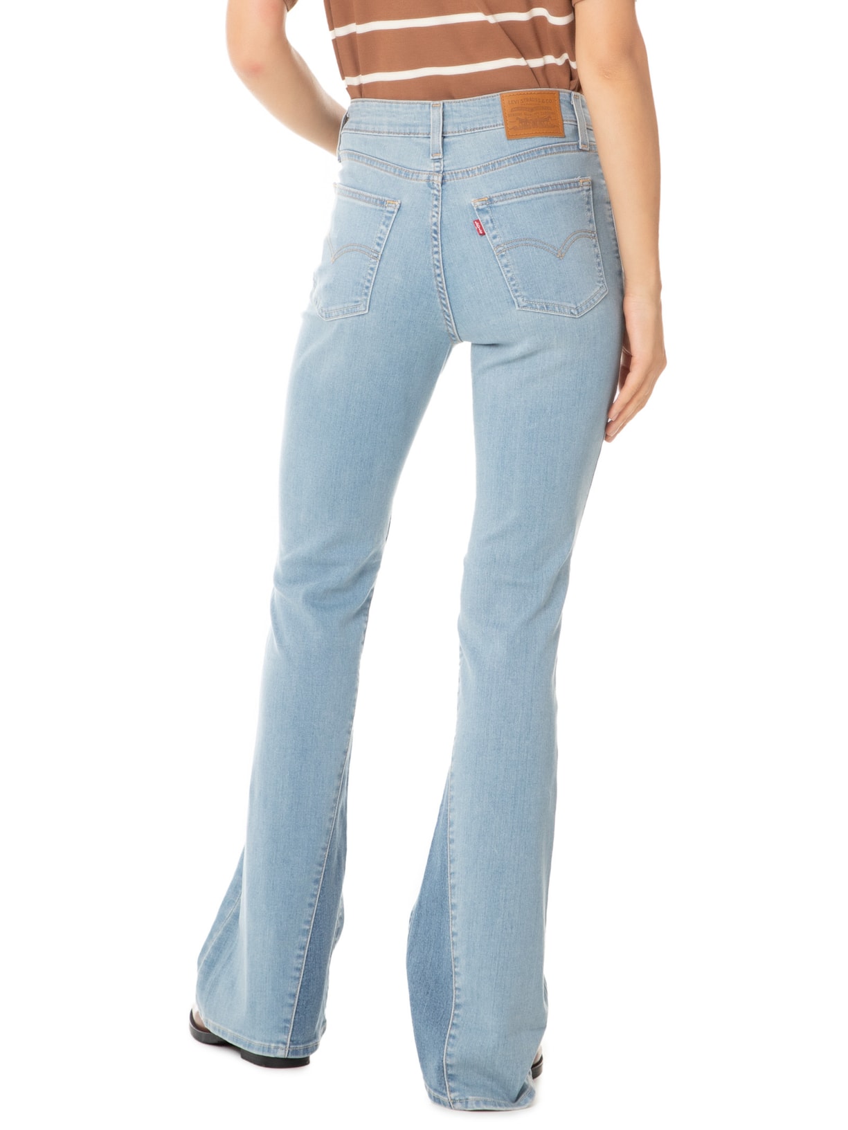 Calça Feminina 726 Hr Flare Layered Azul Levi's
