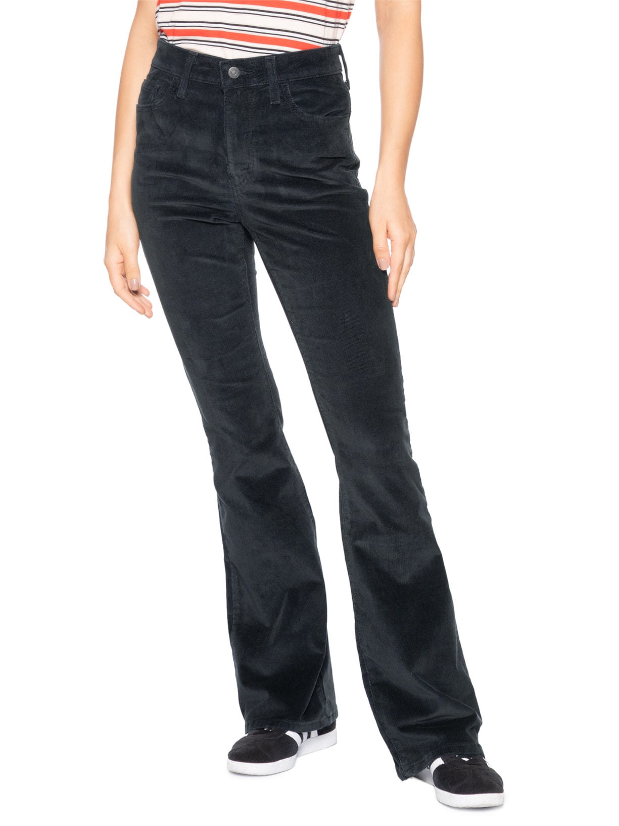 Calça Feminina 726 Hr Flare Preto Levi's
