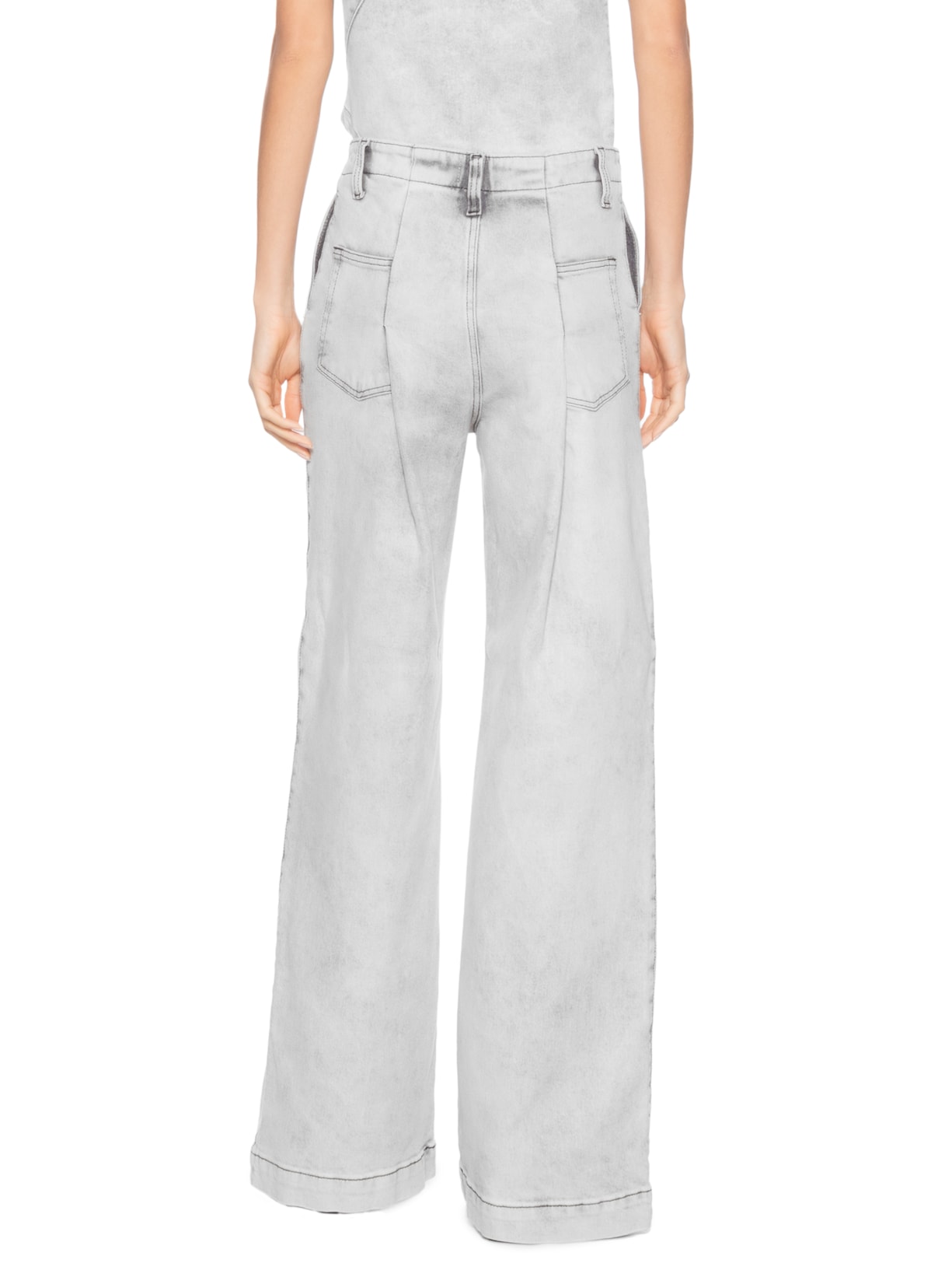 Calça Feminina Abstract Cinza Francesca