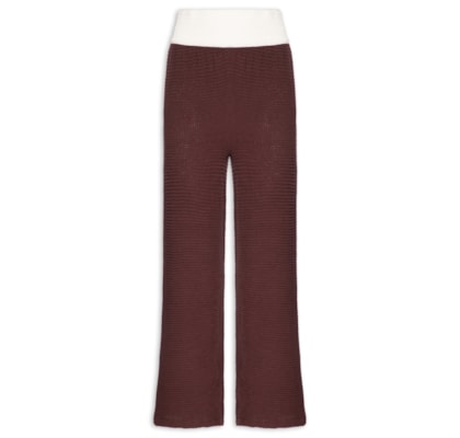 Calça Feminina Abstrato - Marrom