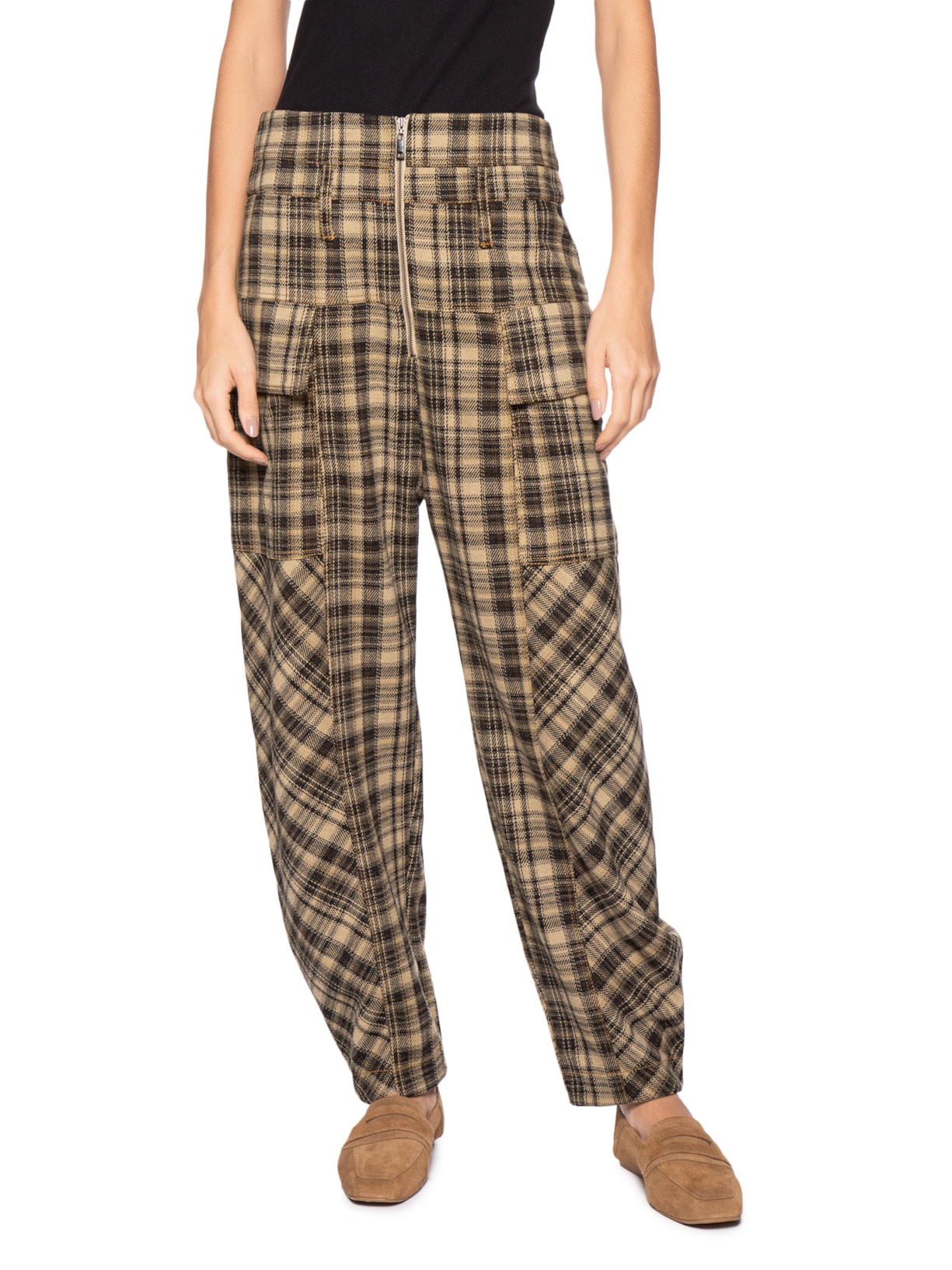 Calça Feminina Acaso Bege A.niemeyer