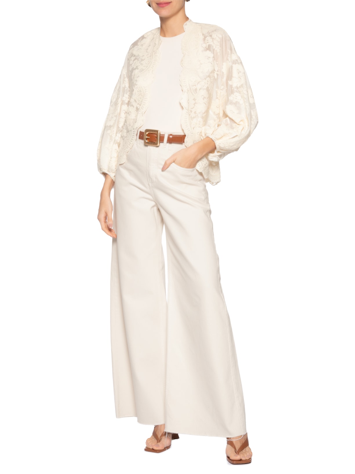 Calça Feminina Adelaide Off White Iorane
