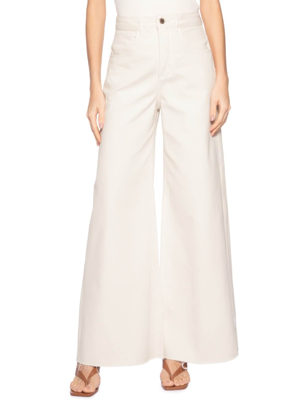 Calça Feminina Adelaide Off White Iorane