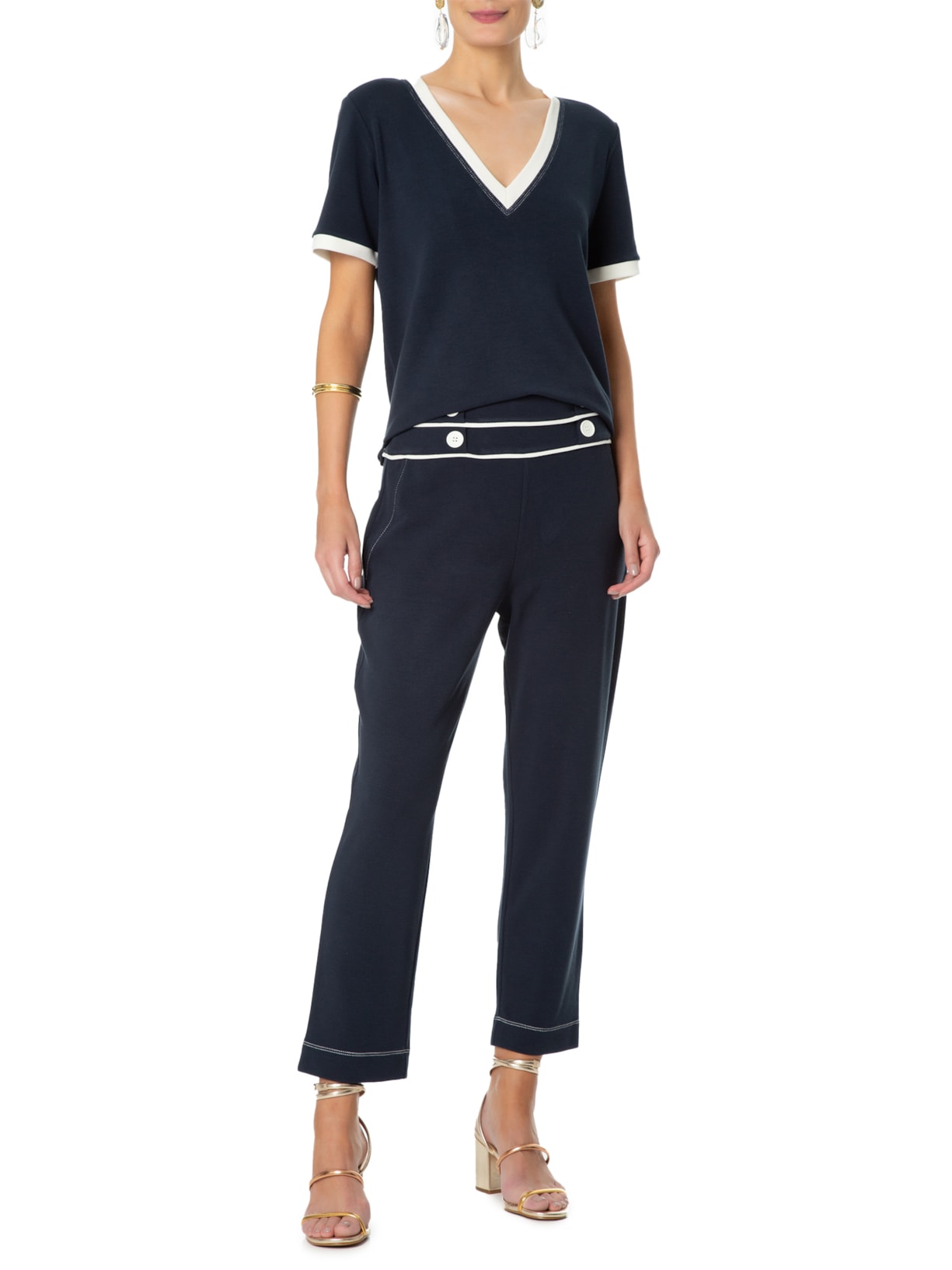 Calça Feminina Agata Ii Azul Le Lis