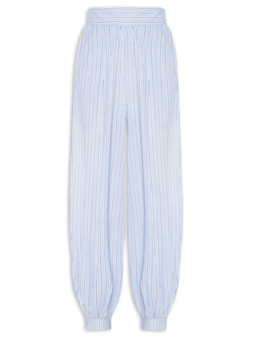 Calça Feminina Aladim Estampa Listra Litoral - Azul