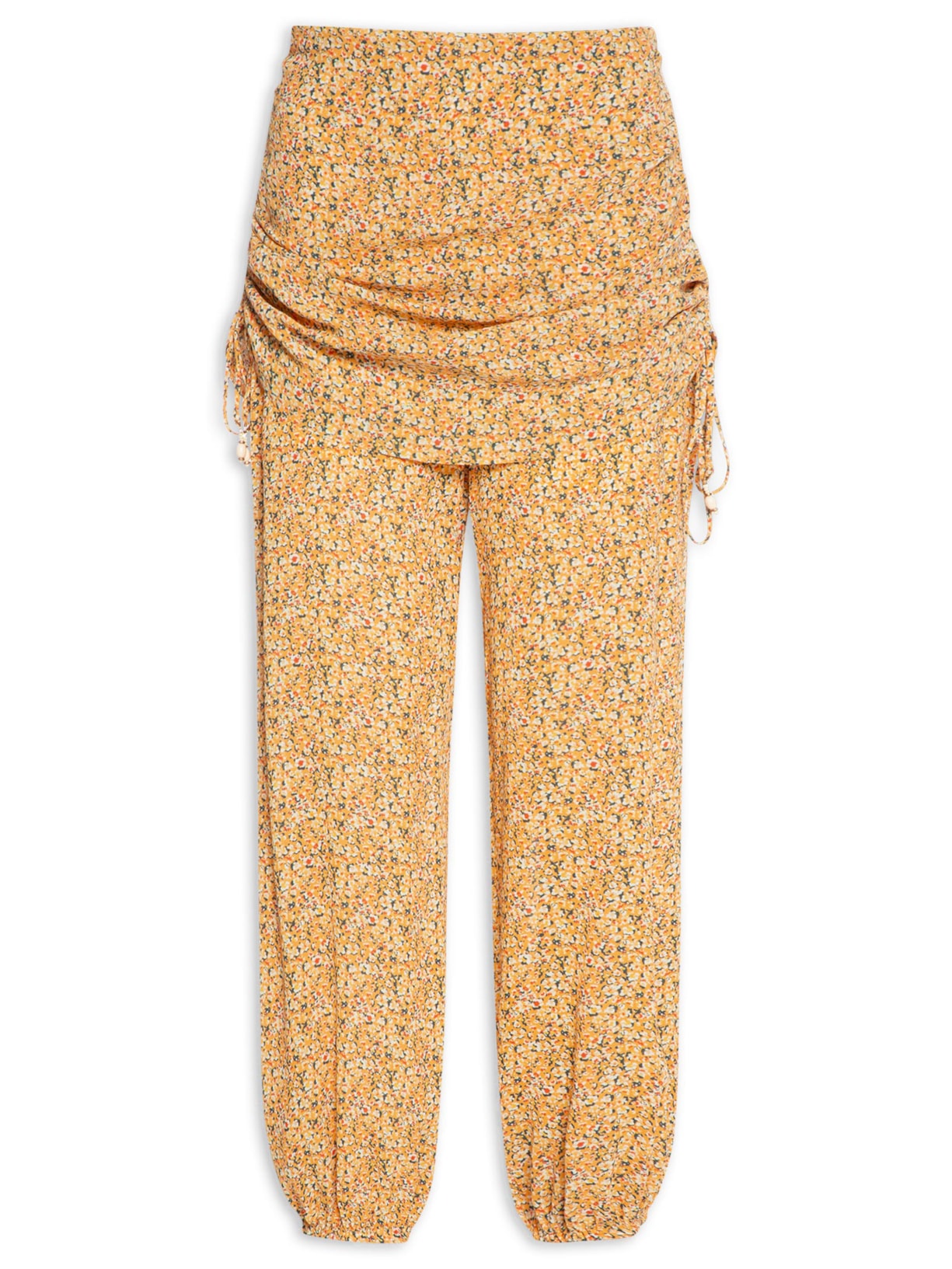 Calça Feminina Aladim Estampa Passeio - Amarelo
