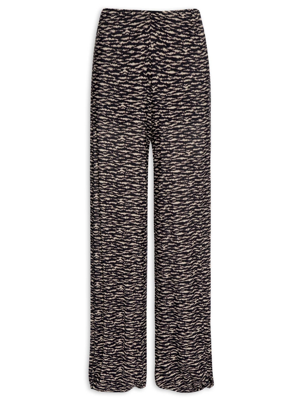 Calça Feminina Aladim Estampa Trace Preto Maria Filó