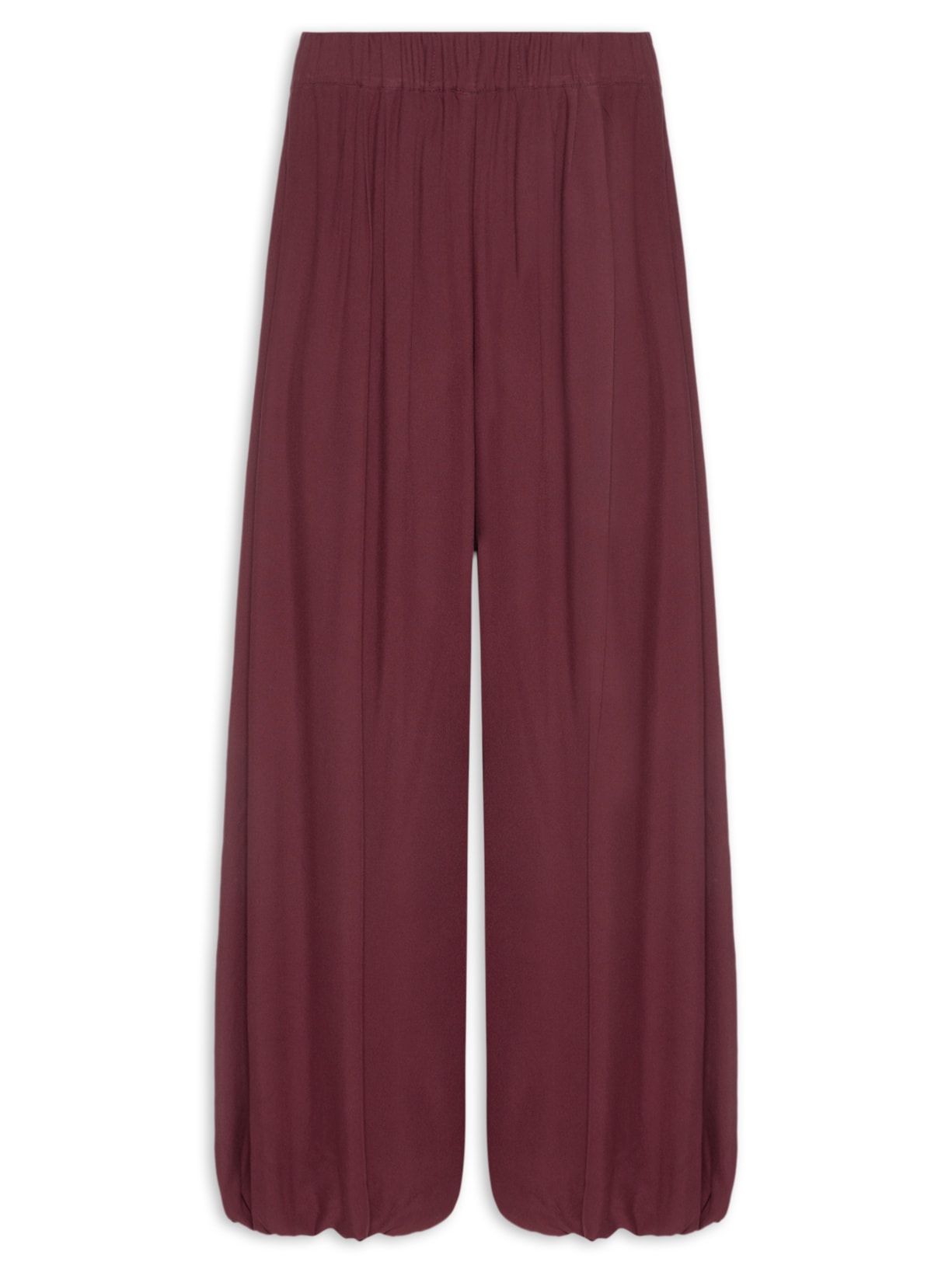 Calça Feminina Aladim Recorte Marrom Dress To