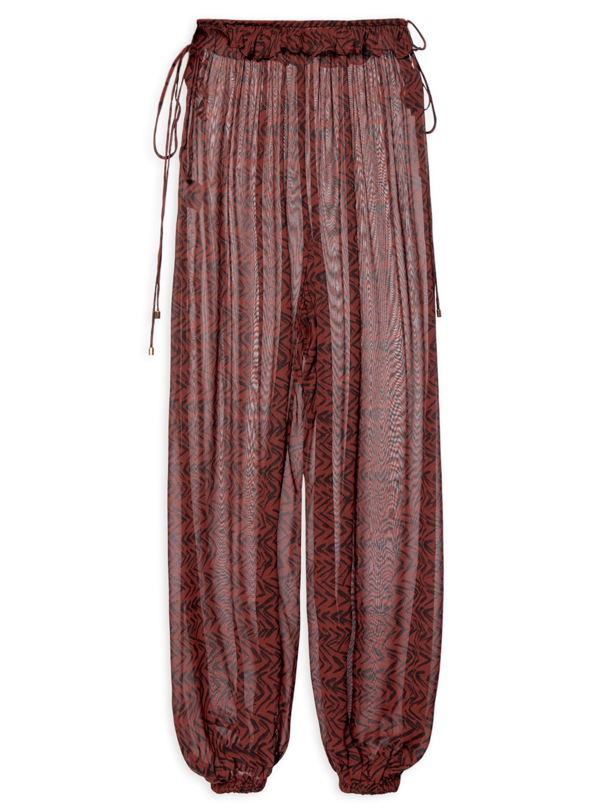 Calça Feminina Aladin Cut Lateral Fig Pim Vermelho Animale Resort