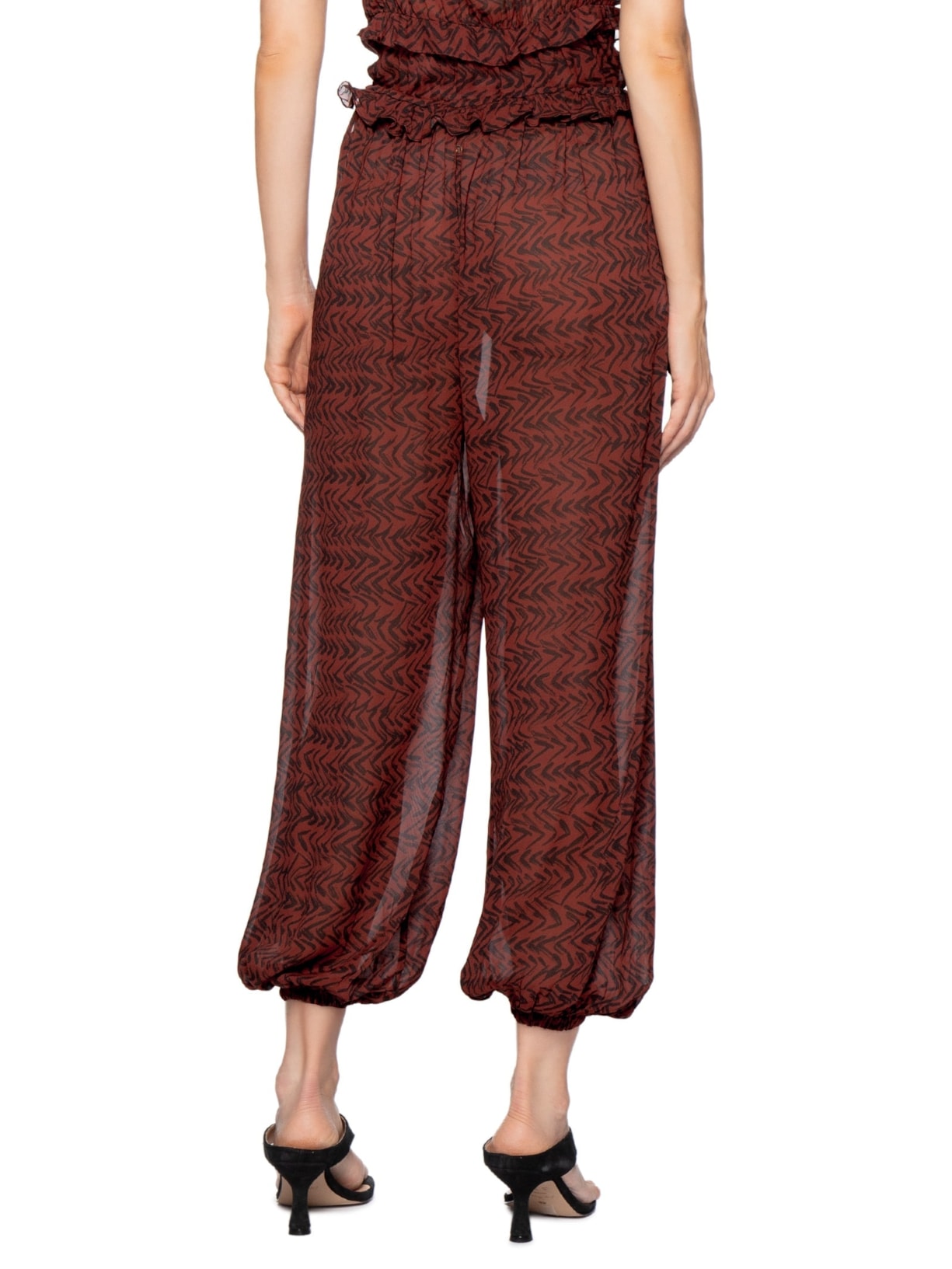 Calça Feminina Aladin Cut Lateral Fig Pim Vermelho Animale Resort