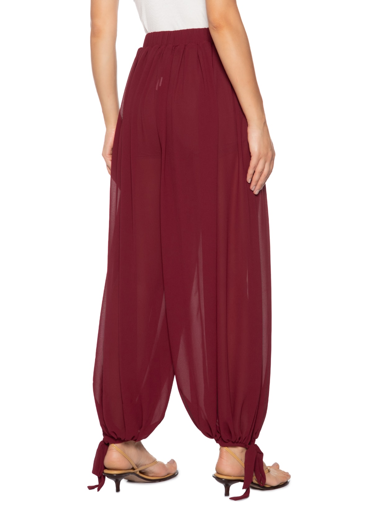 Calça Feminina Aladin Vermelho Marina Bitu
