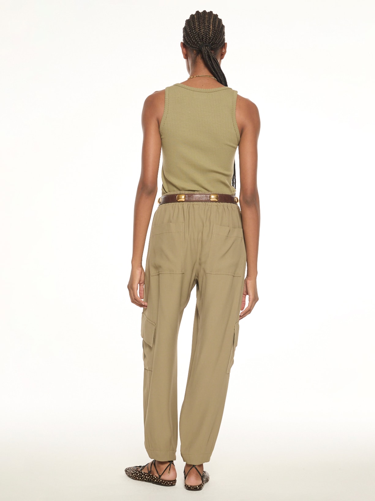 Calça Feminina Alberta Verde Mixed
