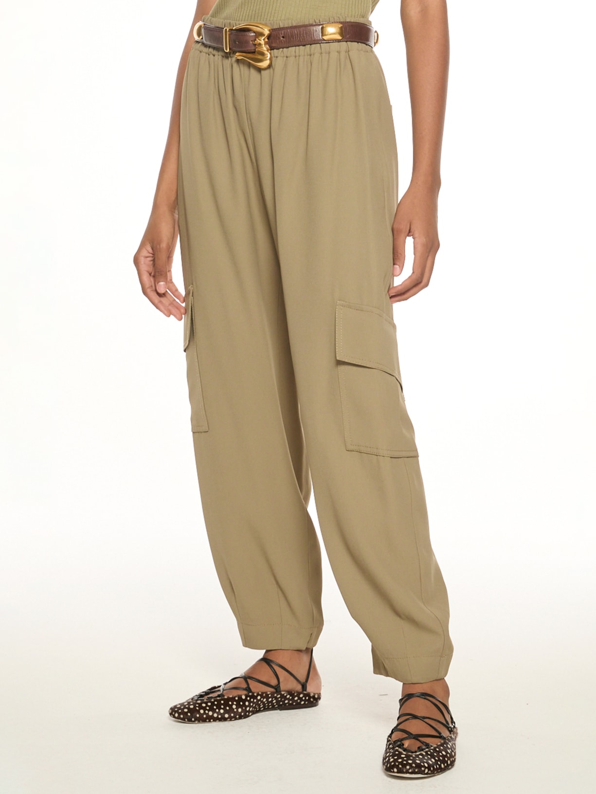 Calça Feminina Alberta Verde Mixed