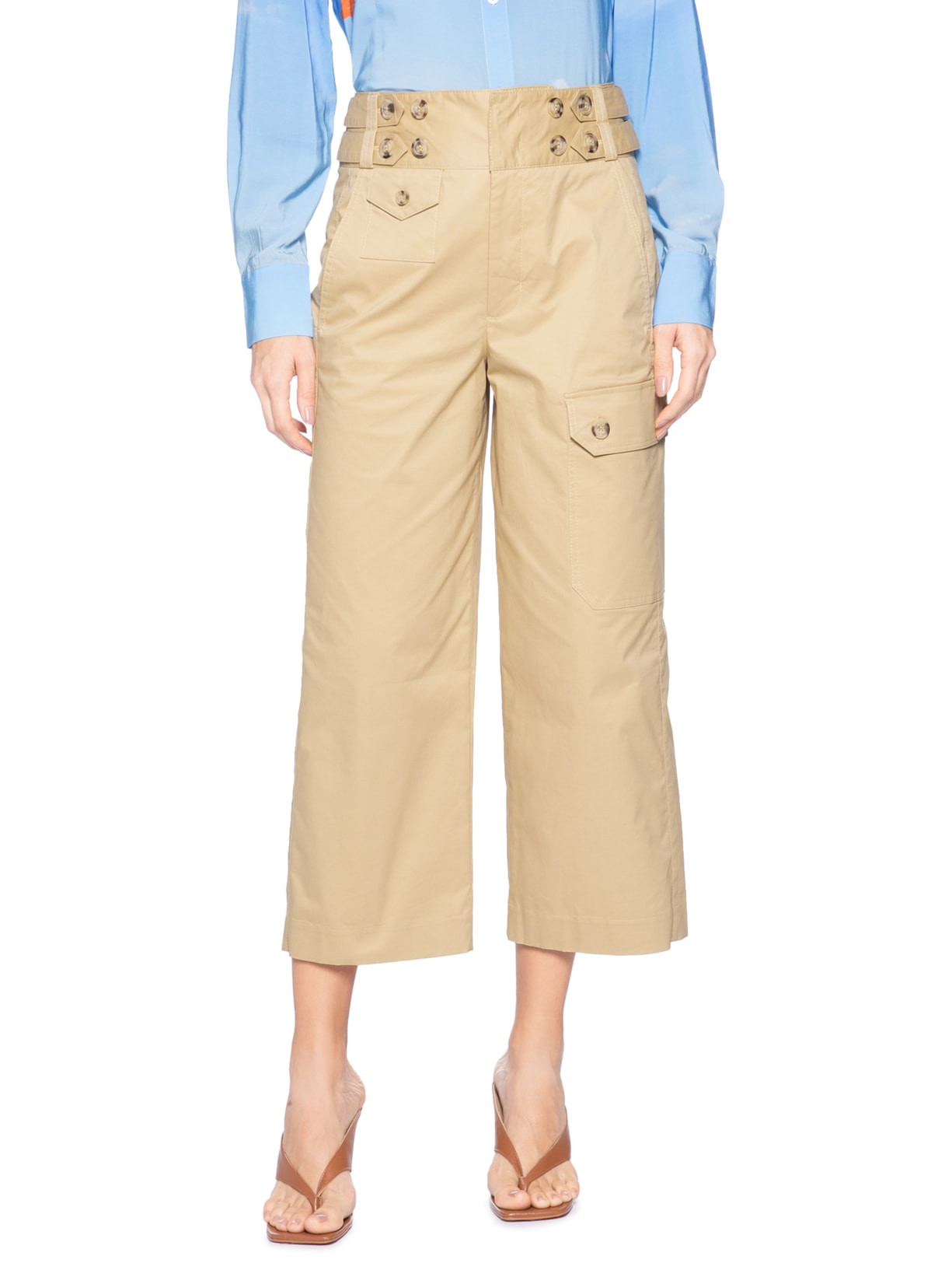 Calça Feminina Aletas Natural Bege Animale