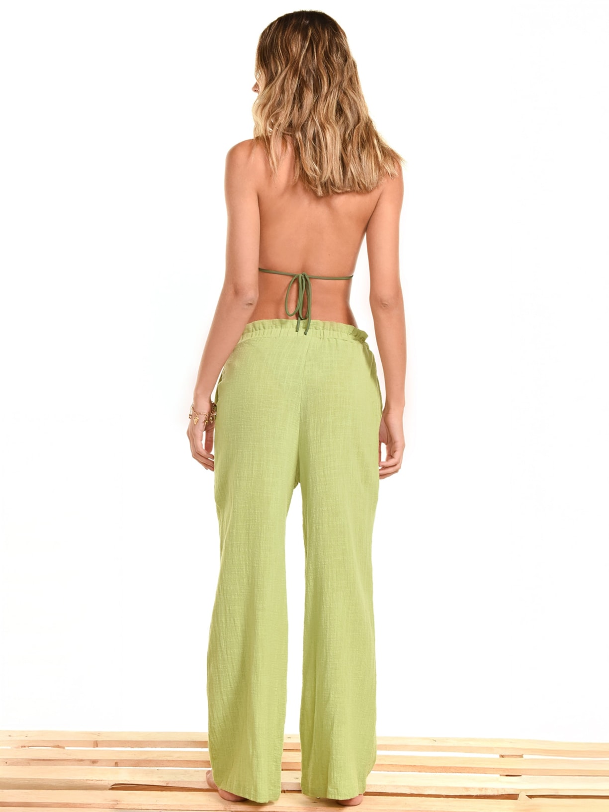 Calça Feminina Alexa Verde Triya