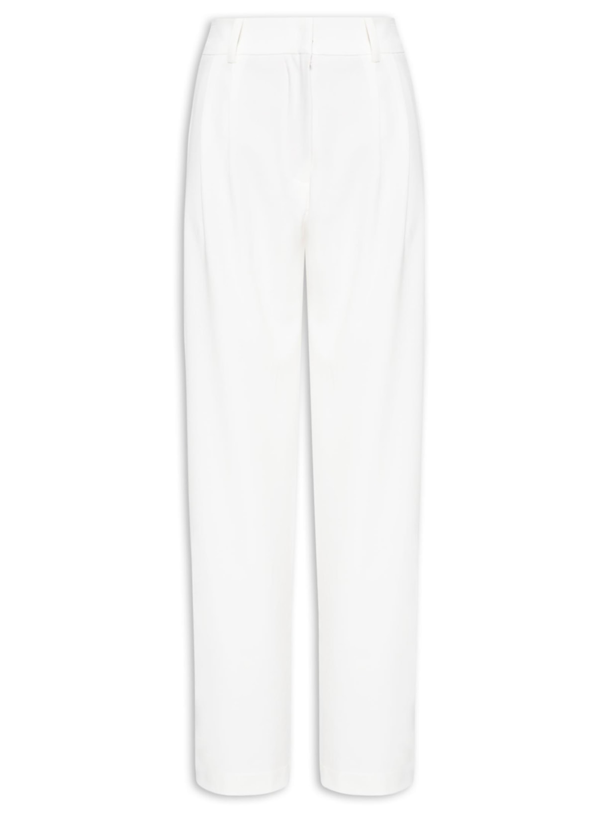 Calça Feminina Alfaiatada Não Amassa - Off White