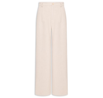 Calça Feminina Alfaiataria - Bege