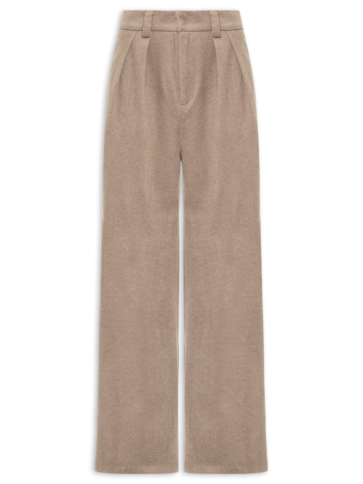 Calça Feminina Alfaiataria Bege Market 33