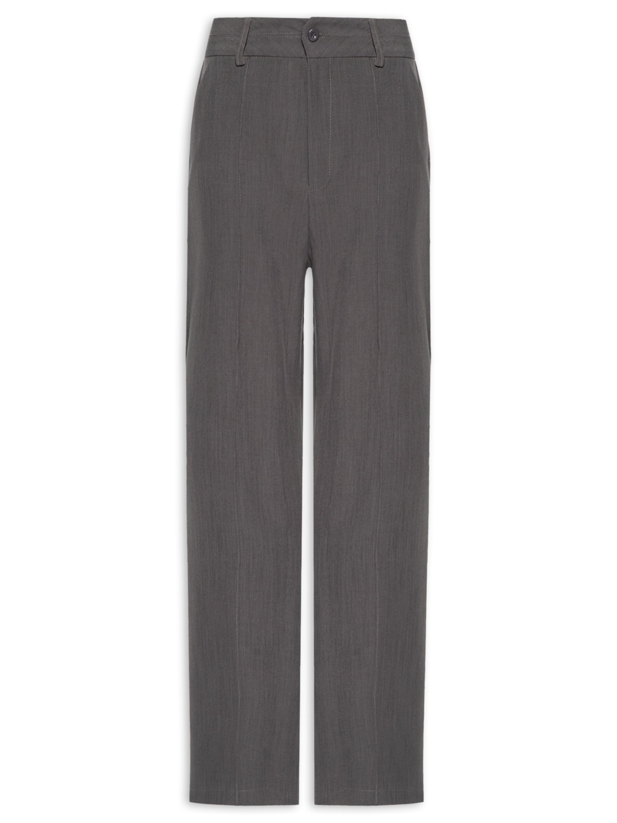 Calça Feminina Alfaiataria - Cinza