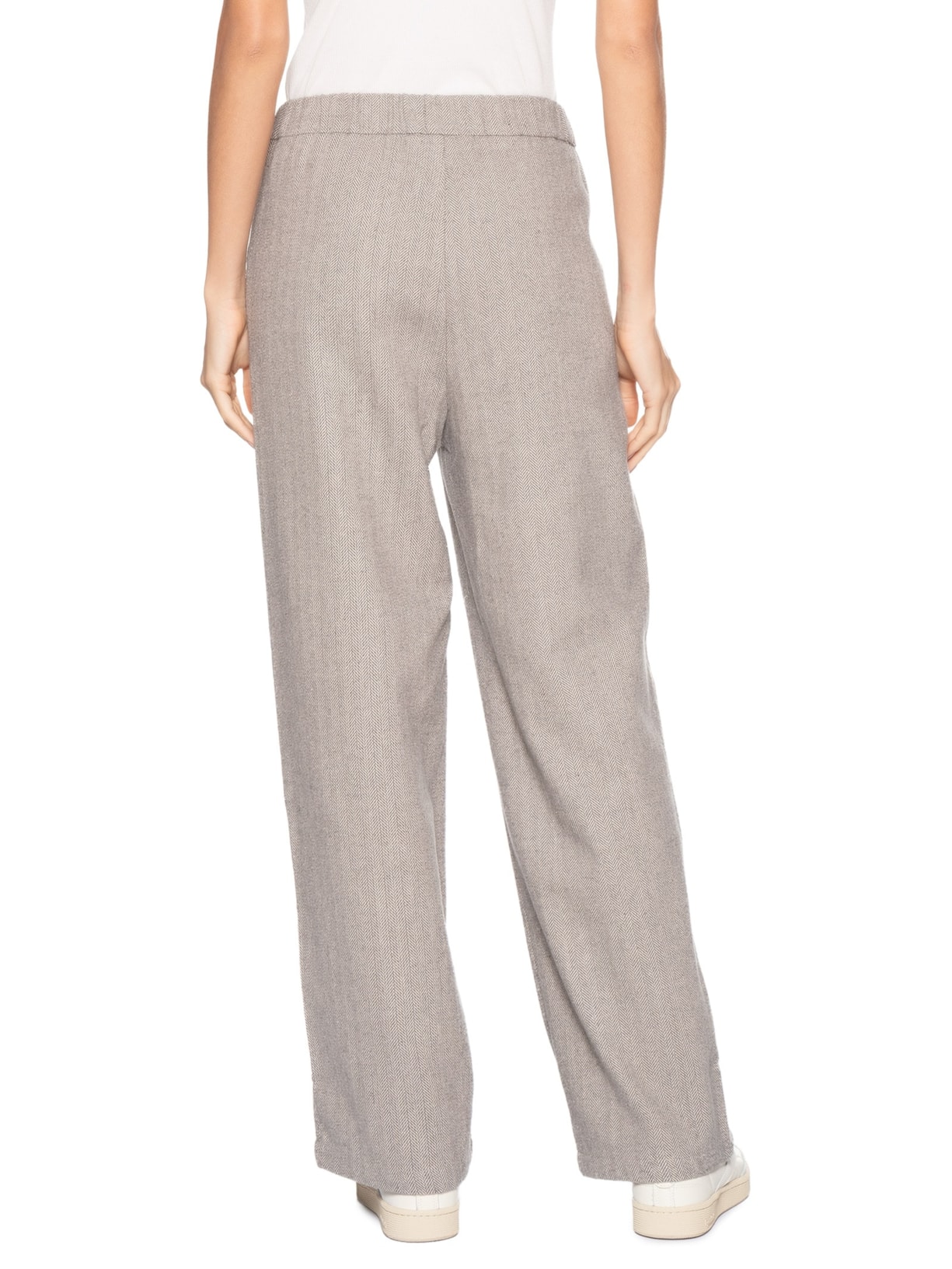 Calça Feminina Alfaiataria Cinza Basiq