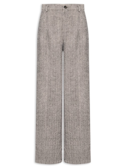 Calça Feminina Alfaiataria - Cinza