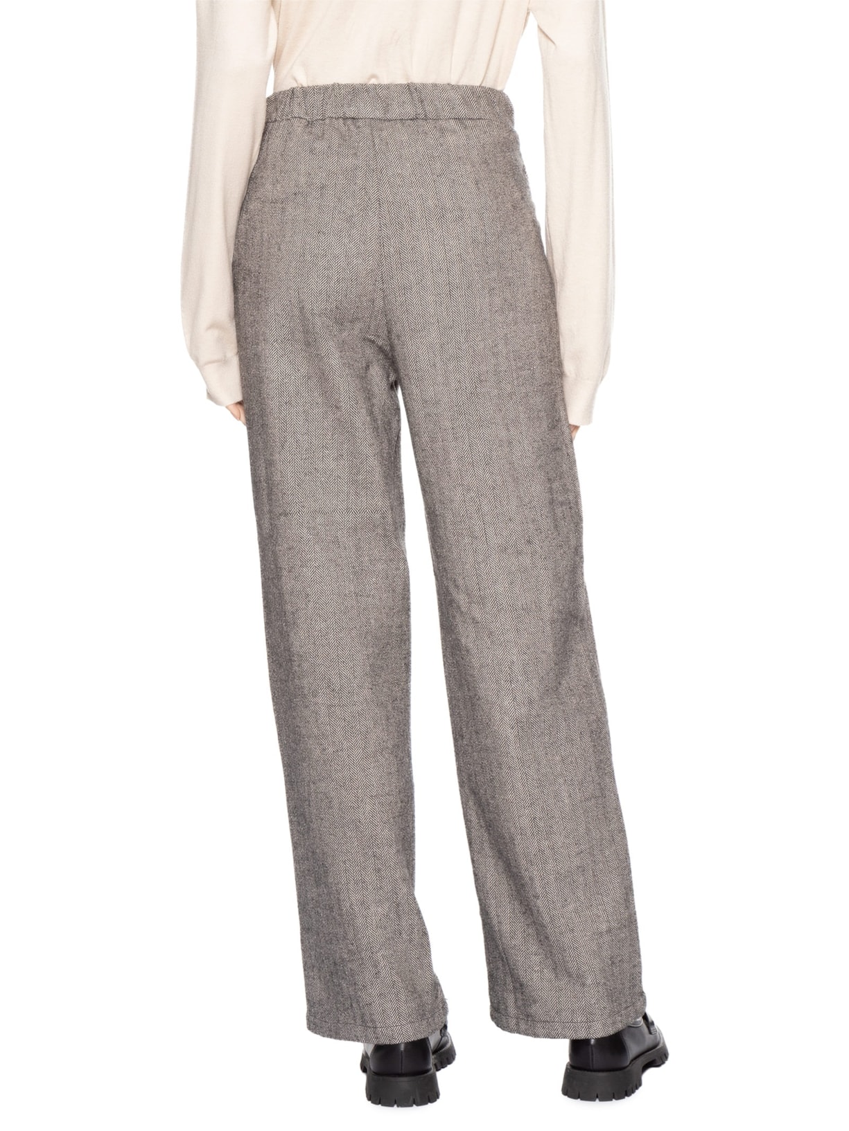 Calça Feminina Alfaiataria Cinza Basiq