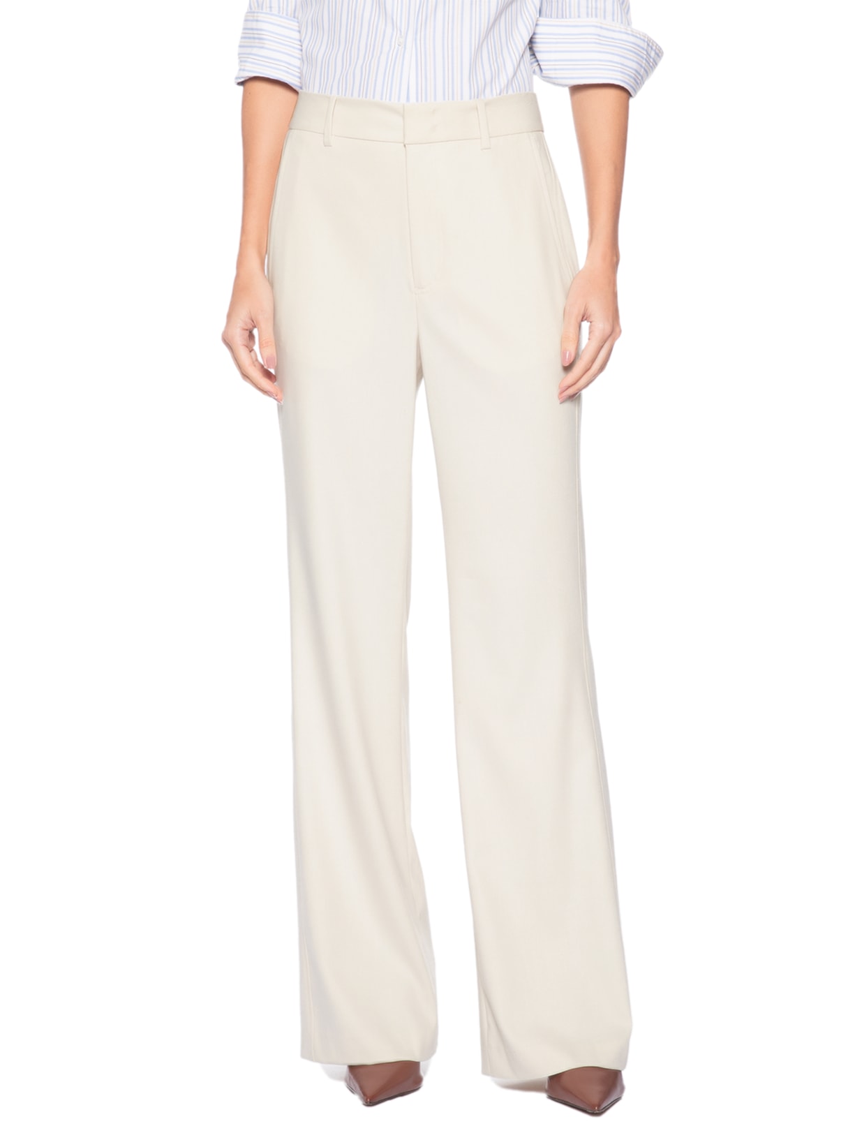 Calça Feminina Alfaiataria Cosmos Off White Animale