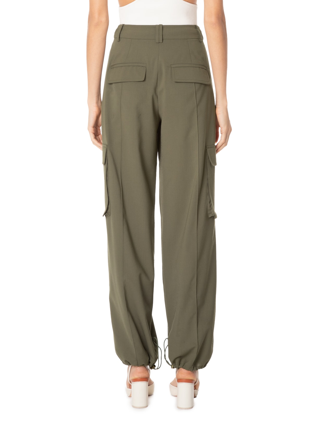 Calça Feminina Alfaiataria Inspira Louis Verde Nk