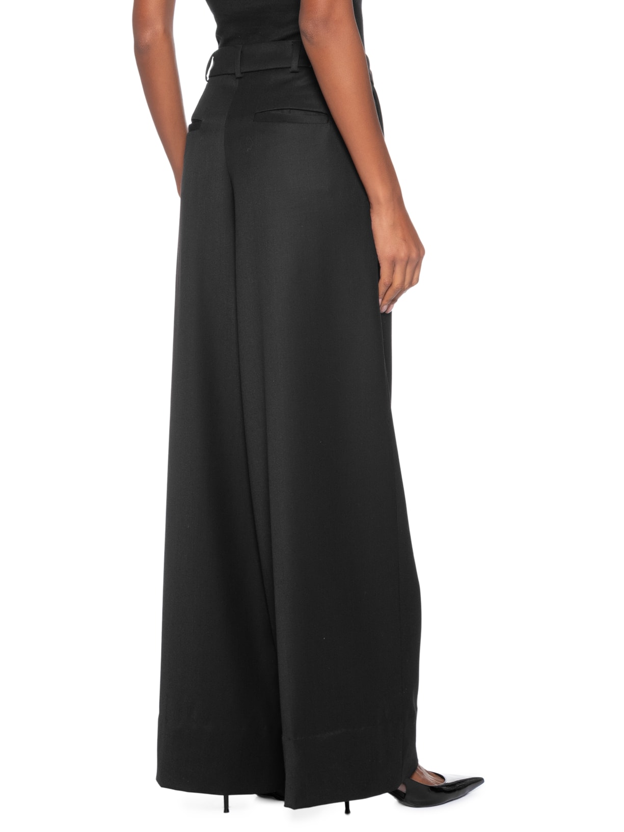 Calça Feminina Alfaiataria Lã Preto Galavote