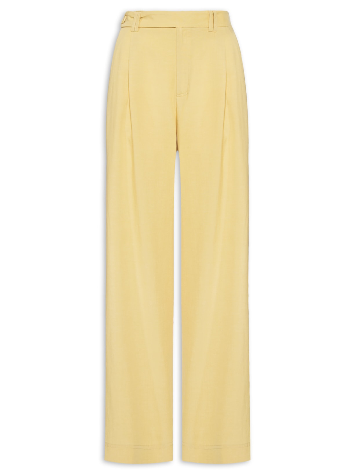 Calça Feminina Alfaiataria Marieta Amarelo Animale Jeans