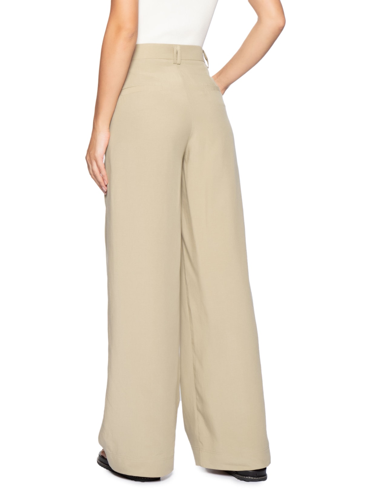Calça Feminina Alfaiataria Marieta – Marrom Animale Jeans