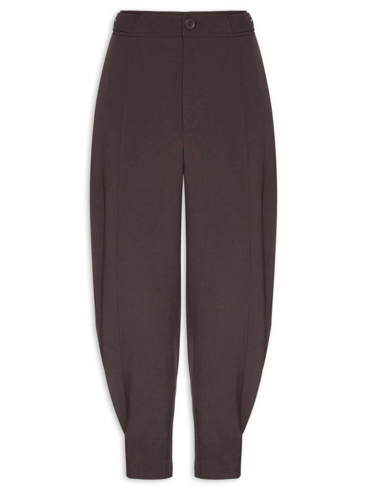 Calça Feminina Alfaiataria Marrom Market 33