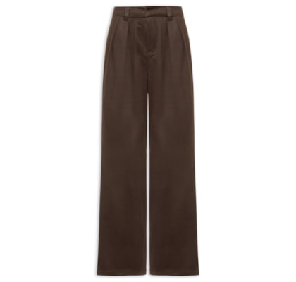 Calça Feminina Alfaiataria - Marrom