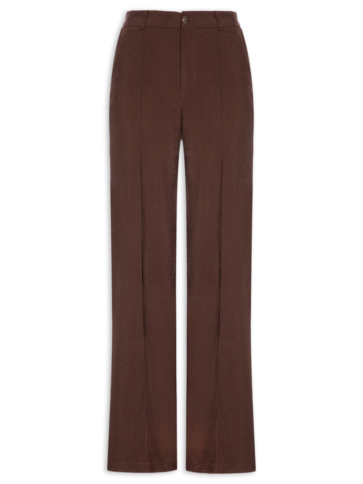 Calça Feminina Alfaiataria Marrom '2Essential