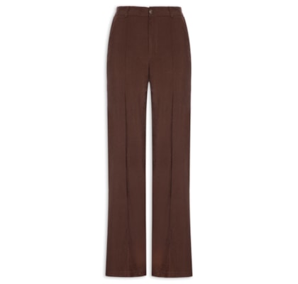 Calça Feminina Alfaiataria - Marrom